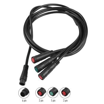 C ble avec sortie de l unite de contr le vers l ecran...