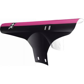 Velox Front Mudguards   Reusable collars   Black Pink