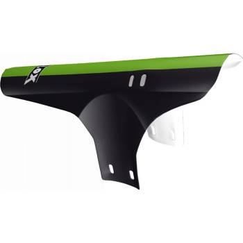 Velox Front mudguard   Reusable collars   Black Green