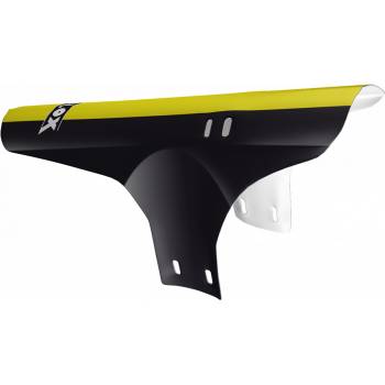 Velox Front Mudguard   Reusable Collards   Black Yellow