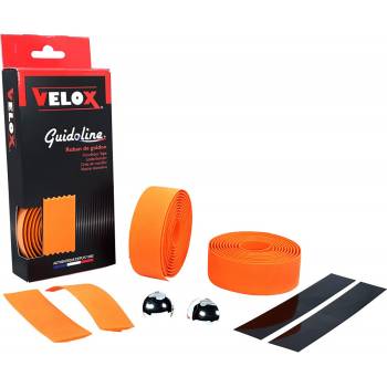 Cinta de manillar Guidoline Velox Maxi Cork - EVA naranja...
