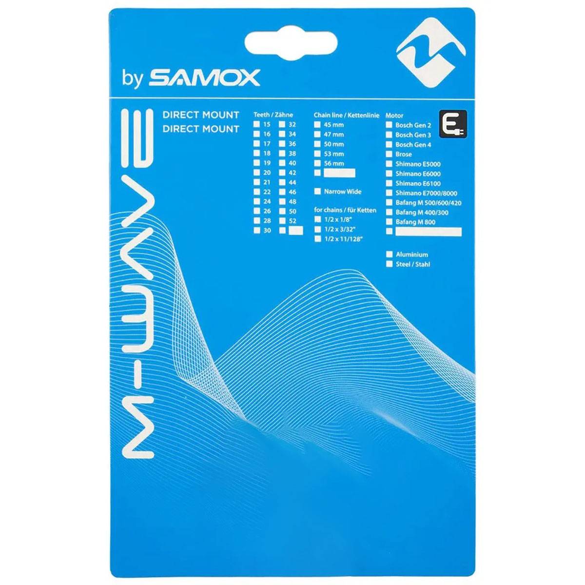 Plato E-Bike Samox PD-R4-A-NW aluminio - BCD...