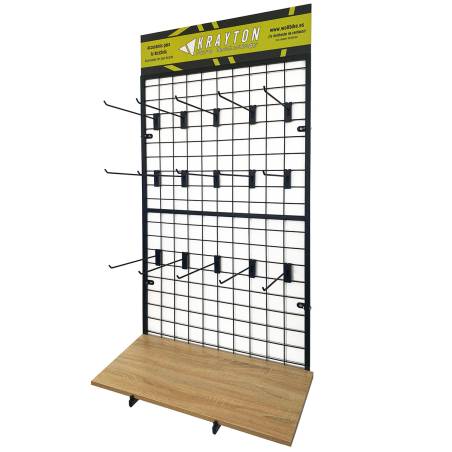 Malla metálica Krayton a la pared con 15 ganchos - 85x136cm.