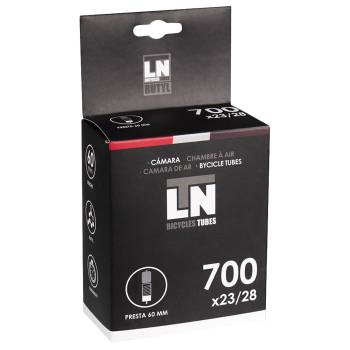 Cámara Road Eltin 700x23/28 válvula fina Presta FV60 - 1 und