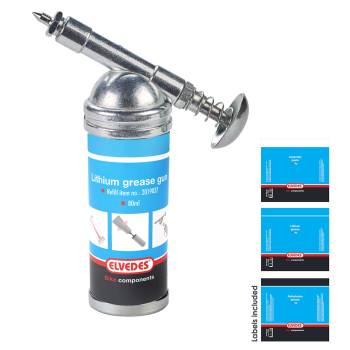 Pistola de engrasar Elvedes - 80ml (con etiquetas tipo...