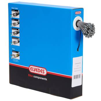 Caja 100 cables freno Road 1x19 hilos Elvedes inox liso...