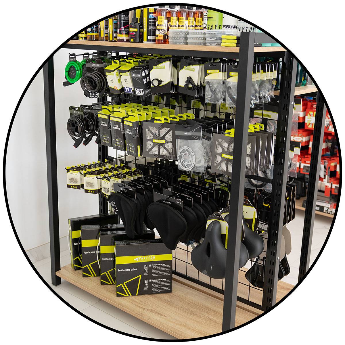 Expositor Krayton simple tres bandejas + 15...