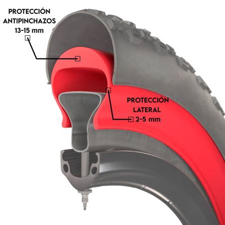 Antipinchazos TANNUS Armour 26x2.6/3.0 - (65/75-559) - MTB