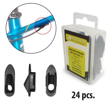 Couvercle en PVC sur le cadre pour le passage des c bles...