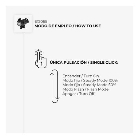 Luz del. Eltin al manillar Explorer Phone - Bat. 4000mAh (14h) - 2 LED 650 lum.