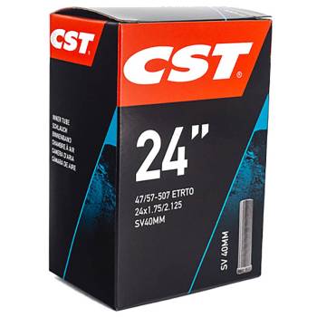 Chambre a air VTT CST 24x1.75 2.125 Schrader AV40 grosse...