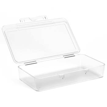 Flat box UB 53X107X18 1 Transparent PP 23   valve 60 to 80