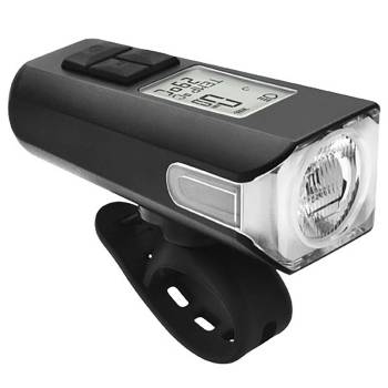 Luz del. TKX al manillar con ciclocomputador recarg. USB...