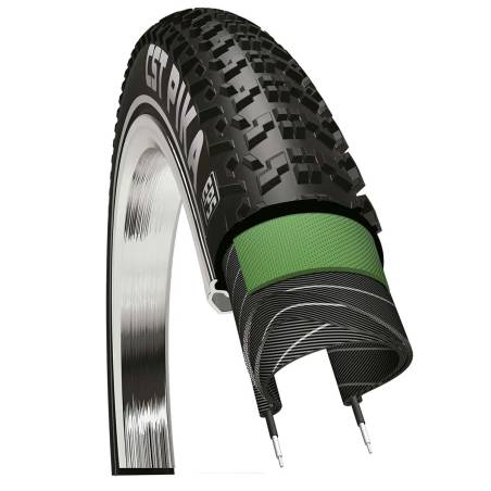 Cubierta Gravel plegable CST Pika - TLR - 700x45 (45-622) - 60TPI - Negro