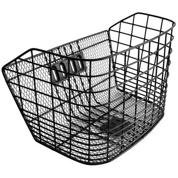 Panier a velo acier Renta bike   35x29x20 cm   Noir