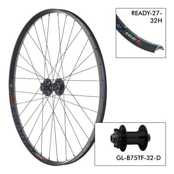 Wheel D. BlackJack Ready27 29  32H   TF 15x110 Disc 6T alum.