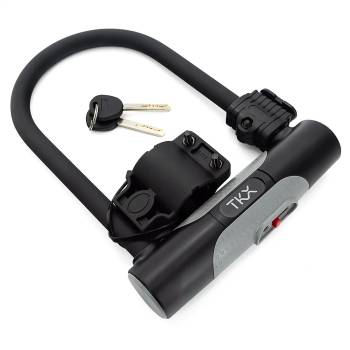 Candado U-lock TKX de acero reforzado - 166x240 mm.