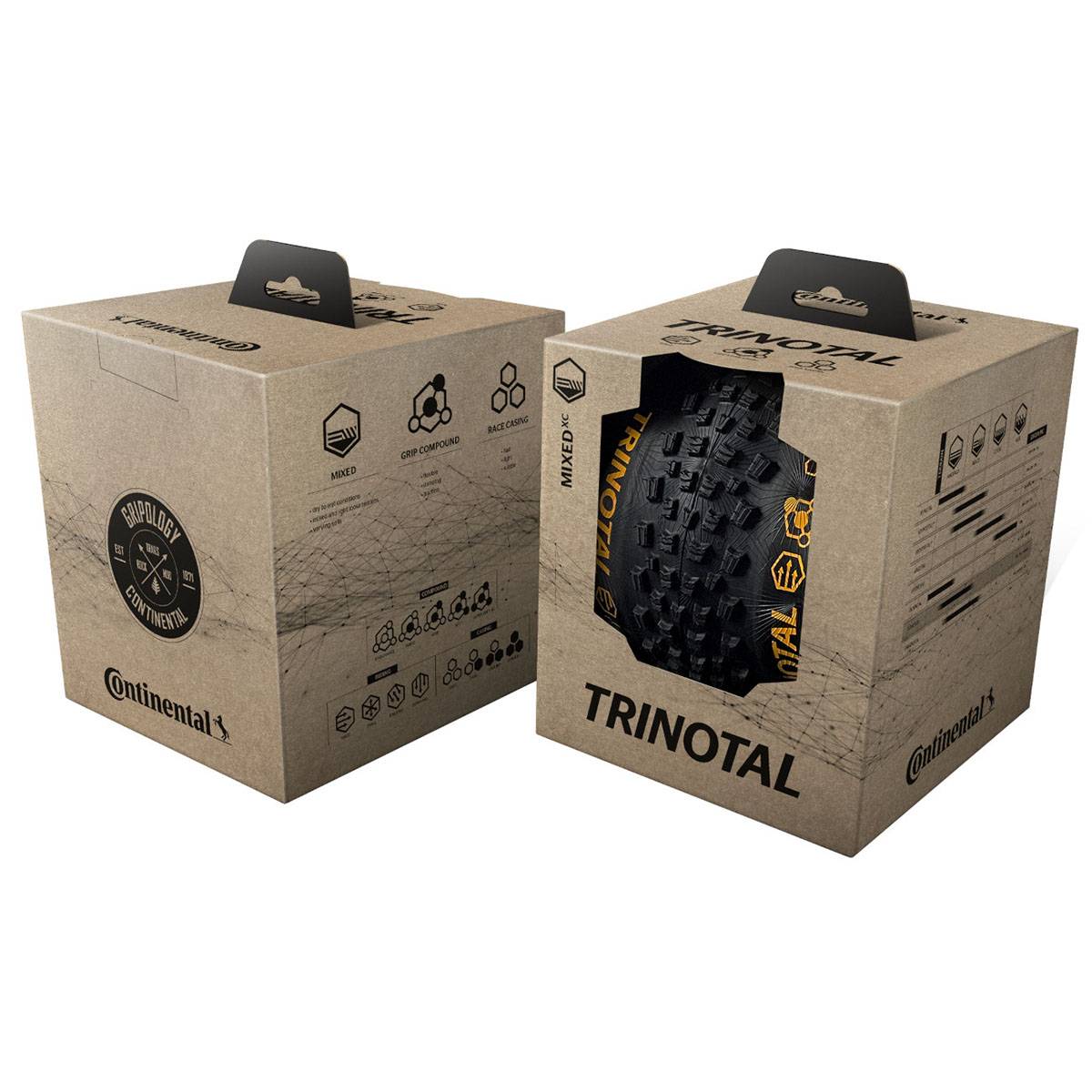 Pneu MTB pliant Continental TrinotalTrail Grip...