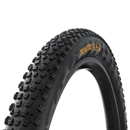 Pneu MTB pliant Continental TrinotalTrail Grip   26x2.2   3 33TPI   Noir