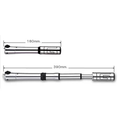 Bomba mini inflador telescópica aluminio CNC Giyo GM-04L - 120psi / 8bar