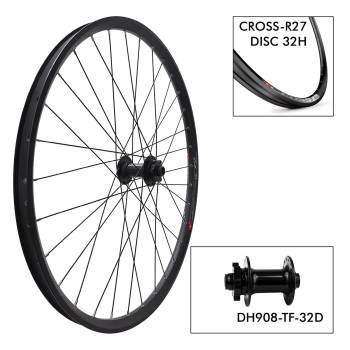 Roue avant Mach1 Cross R27 29  32H   TF 15x110 Disque 6T...