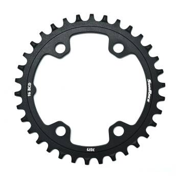 Plato MTB SunRace Aluminio - BCD 96mm asimétrico -...