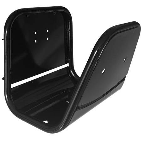 Cesta paseo metálica - 26xx23x17 cm - Negro