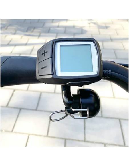 Widek aluminium E BIKE bell for  22mm handlebars   Black Chrome