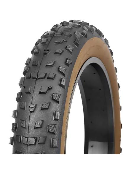 MTB FatBike foldable tyre   20x4.00   Black Brown