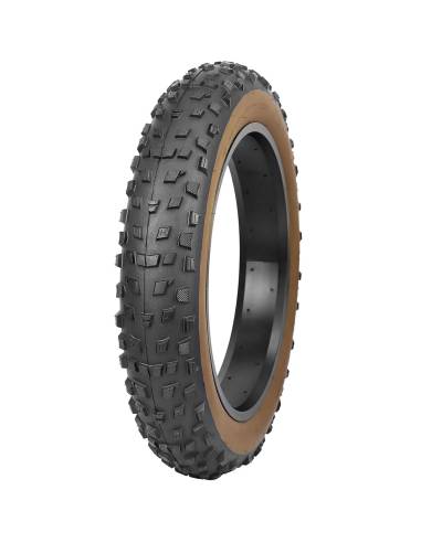MTB FatBike foldable tyre   20x4.00   Black Brown