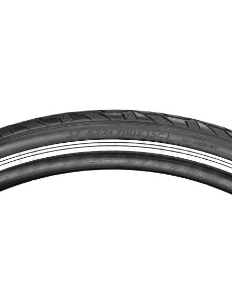 Cubierta City plegable HY-8018 - 700x35C (37-622) - Negro