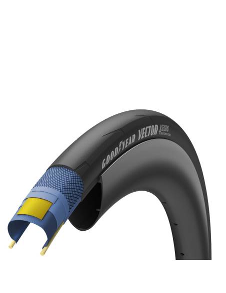Cubierta Road plegable Goodyear Vector 4Seasons TLC- 700x28 (28-622) -120TPI - N